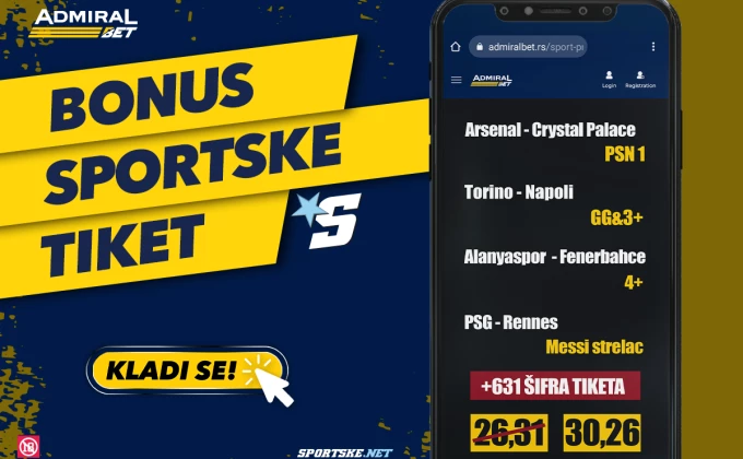 Read more about the article Popodnevni bonus tiket kao šećer, AdmiralBet ima i Mesija!