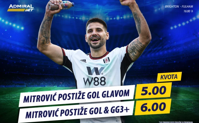 Read more about the article Brajton omiljena Mitrova žrtva, evo kako da iskoristite bonus na AdmiralBetu!