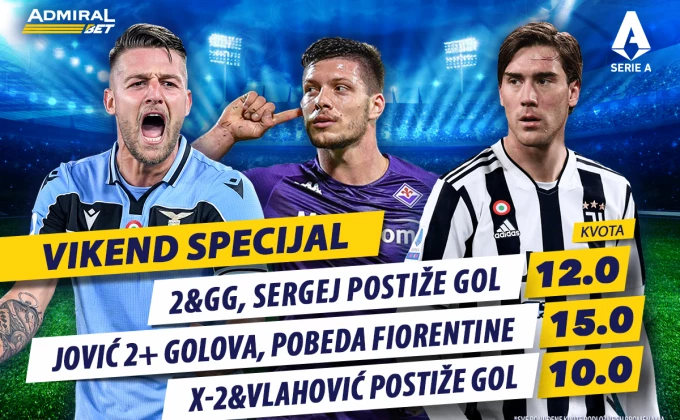 Read more about the article AdmiralBet srpski specijal u Seriji A, vreme za raspucanog Jovića na kvotu 15?