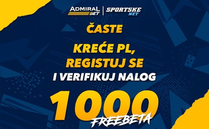 You are currently viewing AdmiralBet i Sportske časte 1000 dinara freebeta