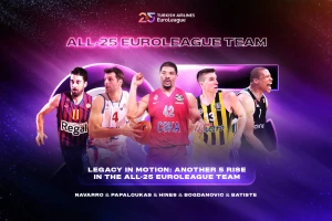 Bogdanović četvrti Srbin među 25 najboljih košarkaša u istoriji Evrolige