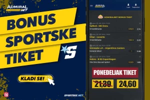 AdmiralBet i Sportske bonus tiket - "Gimnazijalcima" odgovara kec!