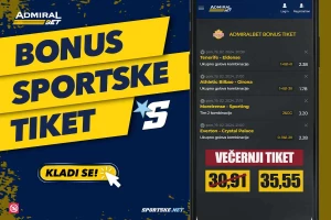 AdmiralBet i Sportske bonus tiket -