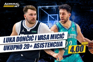 AdmiralBet NBA specijal - Spremite se za ''ludu noć'', Luka protiv Vase, Bogdan protiv Jovića, a tek Jokić, Embid, Vembanjama...