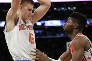 Cela hala u smehu, Porzingis "iskulirao" novinarku