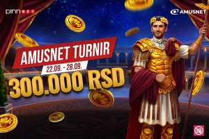 Amusnet turnir donosi borbu za 300.000 dinara