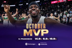 Fransisko MVP Evrolige u oktobru