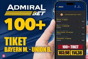 Fantastični AdmiralBet ''100+'' bonus tiket - Bajerne, probudi se!