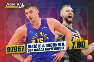 AdmiralBet specijal - Mogu li Jokić i Sabonis do tripl-dabla?