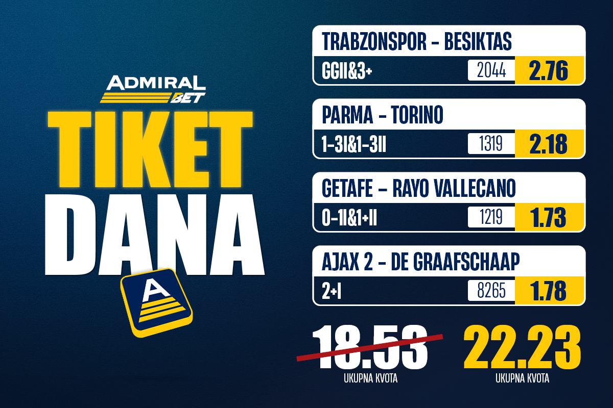 TIKET DANA - Ima šta da se izabere ponedeljkom!