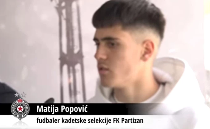 Screenshot/YouTube/FK Partizan Beograd