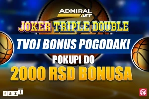 Pogodak za Srbiju - tripl-dabl vam donosi 2.000 dinara