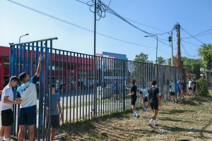 FK Šumadija 1903 na krilima mladosti u radnoj akciji pred početak sezone!