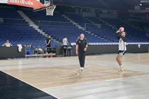 Šta smo videli na poslednjem treningu Partizana pred Real? Mika je dobro, Željko nije
