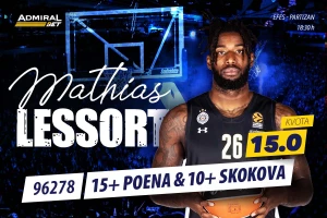 AdmiralBet košarkaški dan za uživanje, specijali na meniju, idete li na Lesora na kvotu 15?
