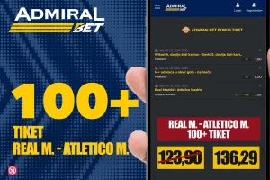 AdmiralBet 100+ tiket - "Madrilenjo" prilika za sjajnu zaradu!