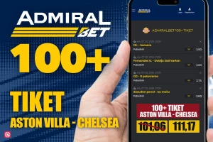 AdmiralBet 100+ tiket - Vila - Čelsi i šansa za sjajnu zaradu!