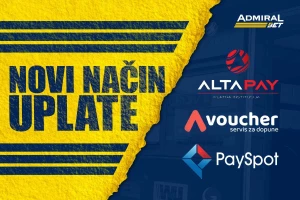 AdmiralBet - Šta ALTA, PAYSPOT i A VAUČER imaju zajedničko?