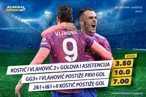 Juventus u borbi za opstanak, Admiralbet zove u pomoć "spasioca" Vlahovića!