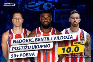 Zvezda u Berlinu, kvota 10 na trio, trojke Nemanje Nedovića vode u trijumf?