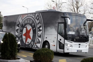 Partizan sleteo u Kijev, dočekali ga hladnoća i tmurni oblaci