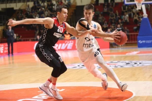 Marinković rešeta koš Mege, a znate li po čemu Partizan liči na NBA tim? (TVITOVI)