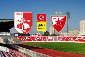 Radnički Niš - Crvena zvezda 0-0 (kraj)