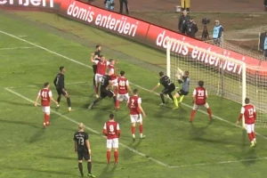 Sporni gol u Humskoj snimljen kamerom TV Partizan