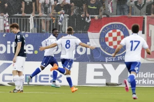 Hajduk sa igračem manje slavio na "Maksimiru"