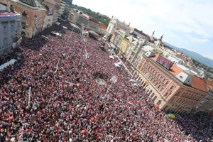 Bilo je i komičnih scena na dočeku hrvatskih reprezentativaca