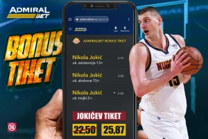 AdmiralBet i Sportske bonus tiket - Jokićomanija!
