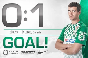 Kaluđerović opet pogodio, Žalgiris osvojio trofej!
