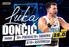 AdmiralBet specijal - Lukin tripl-dabl sa kvotom 28.00!