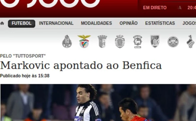 Screenshot: ojogo.pt