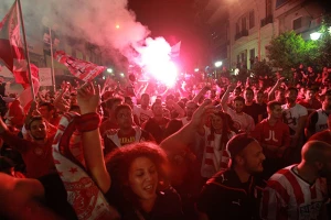 Policijska pratnja za navijače Olimpijakosa