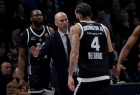 POLUVREME - Partizan se uspavao posle prve četvrtine, Igokea preti u serijama