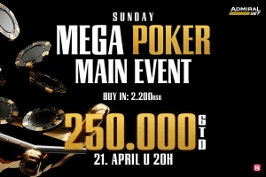 Najveći nedeljni poker turnir samo što nije počeo
