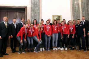 Odbojkašice na prijemu kod predsednika, jedan predlog ih je baš obradovao