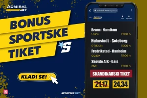 AdmiralBet i Sportske bonus tiket - Igrajmo na Skandinavce!