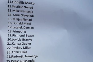 Skraćen Zvezdin spisak, kraj saradnje sa jednim od stranaca