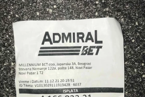 Čoveče skidamo ti kapu, pogodio tiket kao "račun za struju" u AdmiralBetu!