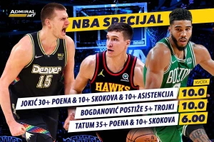 AdmiralBet specijal - Raspoloženi Jokić i Bogdan za kvotu 10!