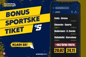 AdmiralBet i Sportske bonus tiket - Ronaldo za opstanak protiv Barselone, Sparta hladi šampanjac