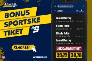 AdmiralBet i Sportske bonus tiket - Jokić i Marej za miran san!