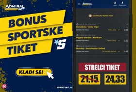 AdmiralBet i Sportske bonus tiket - Jurimo strelce širom Evrope!