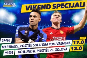 AdmiralBet specijal - Raspucavaju se Lautaro i Hojlund?