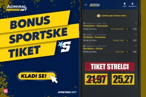 Admiral i Sportske bonus tiket - Strelci u fokusu!