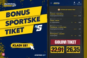 AdmiralBet i Sportske bonus tiket - Golovi!