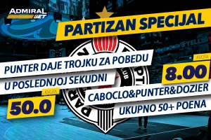 Specijal Partizan - Panter kao Kecman? Može, a kvota je fantastična!