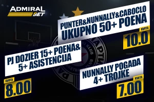 AdmiralBet specijali - Naneli pogađa 4 trojke i kvota 7.00!